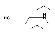 N-methyl-4-propan-2-ylheptan-4-amine,hydrochloride结构式