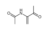 Acetamide, N-(1-methylene-2-oxopropyl)- (9CI) Structure