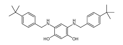 4,6-bis[(4-tert-butylphenyl)methylamino]benzene-1,3-diol Structure