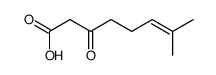 7-methyl-3-oxooct-6-enoic acid结构式