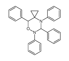 4,5,6,8-tetraphenyl-7-oxa-4,6-diazaspiro[2.5]octane Structure