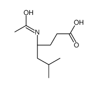 (4S)-4-acetamido-6-methylheptanoic acid Structure