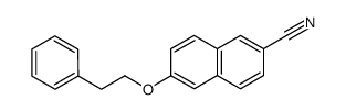 6-phenethoxy-2-naphthonitrile Structure