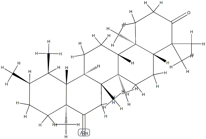 (18α,19α)-Ursane-3,16-dione structure