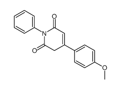 4-(4-methoxyphenyl)-1-phenyl-3H-pyridine-2,6-dione Structure