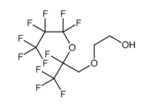 2-[2,3,3,3-tetrafluoro-2-(1,1,2,2,3,3,3-heptafluoropropoxy)propoxy]ethanol Structure