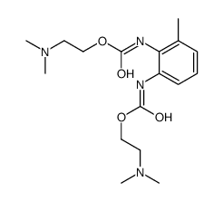 bis[2-dimethylamino)ethyl] (3-methyl-1,2-phenylene)dicarbamate Structure