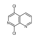 5,8-Dichloro-1,7-naphthyridine Structure