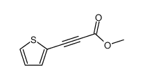 methyl (thiophen-2-yl)propiolate结构式