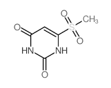 6-(Methylsulfonyl)uracil Structure