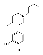 4-[2-(二丁氨基)乙基]-1,2-苯二醇结构式