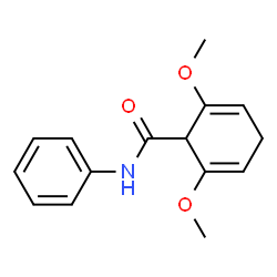 2,5-Cyclohexadiene-1-carboxamide,2,6-dimethoxy-N-phenyl-(9CI) structure