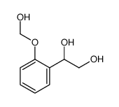 1-[2-(hydroxymethoxy)phenyl]ethane-1,2-diol结构式