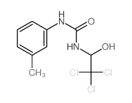 Urea,N-(3-methylphenyl)-N'-(2,2,2-trichloro-1-hydroxyethyl)- structure