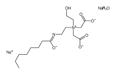 disodium,2-[carboxylatomethyl-(2-hydroxyethyl)-[2-(octanoylamino)ethyl]azaniumyl]acetate,hydroxide结构式