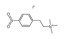 (2-(p-nitrophenyl)ethyl)trimethylammonium iodide Structure