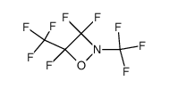 3,3,4-trifluoro-2,4-bis-trifluoromethyl-[1,2]oxazetidine Structure