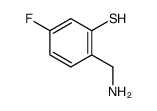 Benzenethiol, 2-(aminomethyl)-5-fluoro- (9CI) structure
