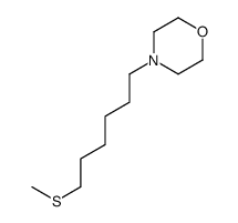 4-(6-methylsulfanylhexyl)morpholine结构式