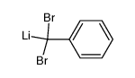 α-Lithium-α,α-dibromtoluol Structure