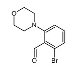2-Bromo-6-(Morpholino)benzaldehyde结构式