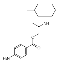 2-(4,6-Dimethylheptan-4-ylamino)propyl=p-aminobenzoate picture