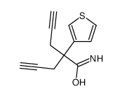 2-prop-2-ynyl-2-thiophen-3-ylpent-4-ynamide Structure