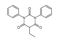 1,3-Diphenyl-5-ethyl-2,4,6(1H,3H,5H)-pyrimidinetrione Structure