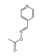 (E)-4-Pyridinecarbaldehyde O-acetyl oxime结构式