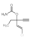 1-Penten-4-yn-3-ol,1-chloro-3-ethyl-, carbamate (9CI)结构式