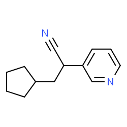 3-Pyridineacetonitrile,-alpha--(cyclopentylmethyl)-(9CI)结构式