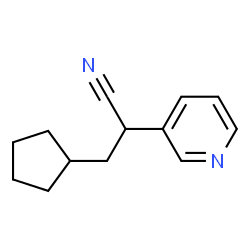 3-Pyridineacetonitrile,-alpha--(cyclopentylmethyl)-(9CI) Structure