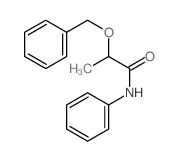 Propanamide,N-phenyl-2-(phenylmethoxy)- Structure