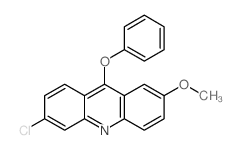 6-氯-2-甲氧基-9-苯氧基吖啶结构式