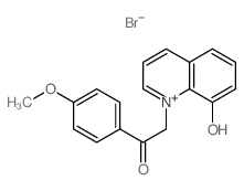2-(8-hydroxyquinolin-1-yl)-1-(4-methoxyphenyl)ethanone结构式