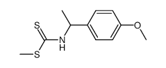 methyl (1-(4-methoxyphenyl)ethyl)carbamodithioate Structure