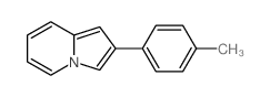 Indolizine,2-(4-methylphenyl)-结构式