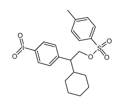 2-Cyclohexyl-2-(p-iodylphenyl)ethyl-p-toluolsulfonat Structure