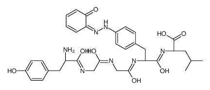 enkephalin-Leu, 4-(hydroxyphenyl)azo-结构式