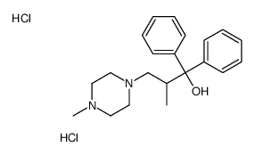 2-methyl-3-(4-methylpiperazin-1-yl)-1,1-diphenylpropan-1-ol,dihydrochloride Structure