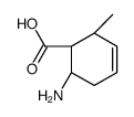 3-Cyclohexene-1-carboxylicacid,6-amino-2-methyl-,[1R-(1alpha,2alpha,6alpha)]-(9CI) Structure