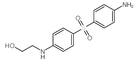 4-Amino-4-beta-hydroxyethylamino diphenylsulfone structure