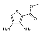 3,4-diamino-2-carbomethoxy-thiophene Structure