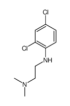 N-(2,4-dichlorophenyl)-N',N'-dimethylethane-1,2-diamine结构式