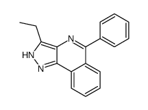 3-ethyl-5-phenyl-2H-pyrazolo[4,3-c]isoquinoline Structure