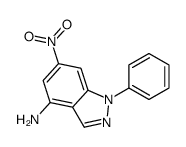 6-nitro-1-phenylindazol-4-amine结构式