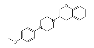 1-(3,4-Dihydro-2H-1-benzopyran-3-yl)-4-(4-methoxyphenyl)piperazine结构式