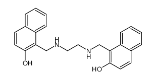 1-[[2-[(2-hydroxynaphthalen-1-yl)methylamino]ethylamino]methyl]naphthalen-2-ol结构式