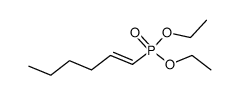 diethyl hexen-1-ylphosphonate结构式