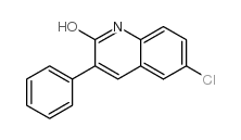 6-氯-3-苯基-2-喹啉醇结构式